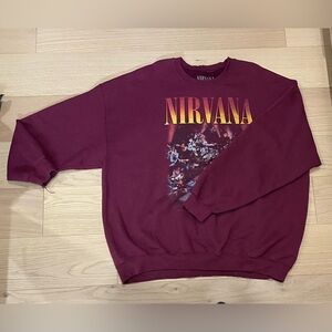 URBAN OUTFITTERS OVERSIZED GRAPHIC SWEATER